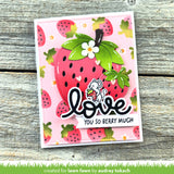LAWN FAWN: Strawberry Fields Background | Layering Stencils