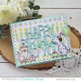 PRETTY PINK POSH:  Birthday Dogs and Cats | Stamp