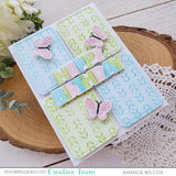 WAFFLE FLOWER: Overlapping Birthday | Combo Stencil & Die