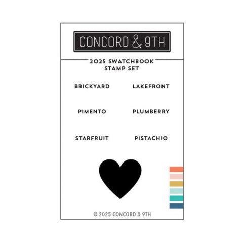 CONCORD & 9 th : 2025 Swatch Book | Stamp