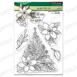 PENNY BLACK : Up Goes The Tree | Stamp