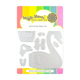WAFFLE FLOWER:  Intertwined Swans | Die (S)
