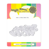 WAFFLE FLOWER: Just a Note | Die