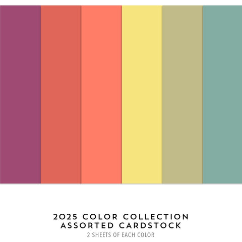 CONCORD & 9 TH: 2025 Color Collection Assorted Cardstock Package