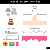 CONCORD & 9 th : Accordion Birthday | Stamp & Die Bundle