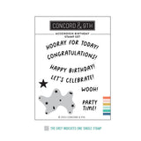 CONCORD & 9 th : Accordion Birthday | Stamp & Die Bundle