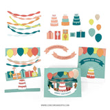CONCORD & 9 th : Accordion Birthday | Stamp & Die Bundle