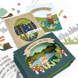 CONCORD & 9 th : Accordion Woodland | Stamp & Die Bundle