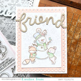 PRETTY PINK POSH: Eyelet Rectangle | Die