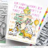 PRETTY PINK POSH:  Birthday Words | Stencil