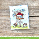 LAWN FAWN: Backyard Bird Feeder Add-on | Coloring Stencil