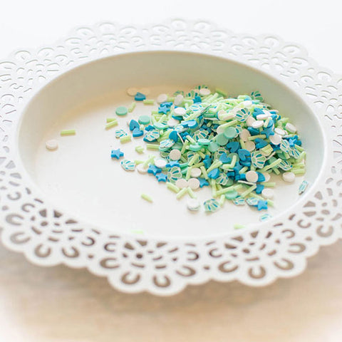 PRETTY PINK POSH:  Clay Confetti | Beach Town