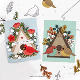 CONCORD & 9 th :  Birdhouse Blossoms | Embossing Folder
