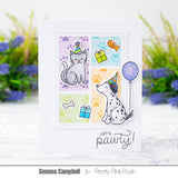PRETTY PINK POSH:  Birthday Dogs and Cats | Stamp