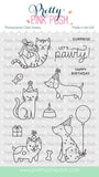 PRETTY PINK POSH:  Birthday Dogs and Cats | Stamp