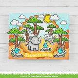 LAWN FAWN: Rhino-mite | Coloring Stencil