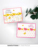 PRETTY PINK POSH: Butterfly Border | Die