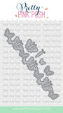 PRETTY PINK POSH: Butterfly Border | Die
