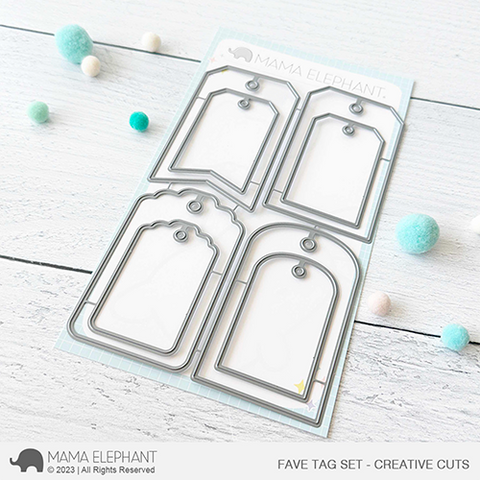 MAMA ELEPHANT: Fav Tag Set | Creative Cuts