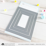 MAMA ELEPHANT: Stitched Border Frames | Creative Cuts