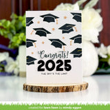 LAWN FAWN: Graduation Caps | Layering Stencils