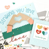 CONCORD & 9 th :  Hands Full Of Love | Stamp & Die Bundle (S)