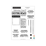 CONCORD & 9 th : Happy Headlines | Stamp and Die Bundle