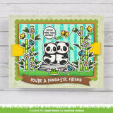 LAWN FAWN: I Heart Pandas | Stamp, Coloring Stencil & Die Bundle
