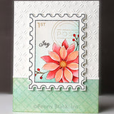 PENNY BLACK : Poinsettia | Stamp & Die Bundle