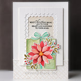PENNY BLACK : Poinsettia | Stamp & Die Bundle