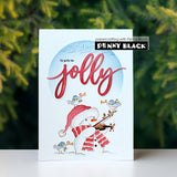 PENNY BLACK : Frosty Feathers | Stamp & Die Bundle