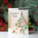 PENNY BLACK : Up Goes The Tree | Stamp