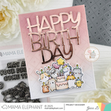 MAMA ELEPHANT: Birthday Block | Stamp