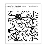 CONCORD & 9 th : Cheerful Flowers Background | Stamp (S)