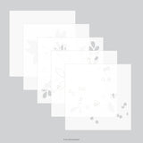 Kristina Werner | C9 : Winter Greenery Background | Stamp, Stencil & Die Bundle