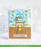 LAWN FAWN: Reveal Wheel | Keep on Swimming Add-on | Lawn Cuts and Template Bundle