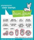 LAWN FAWN: Veggie Happy Add-on | Stamp & Lawn Cuts Die Bundle