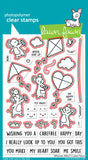 LAWN FAWN: Whoosh, Kites | Stamp & Lawn Cuts Die Bundle