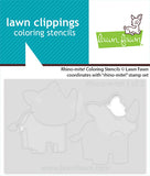 LAWN FAWN: Rhino-mite | Coloring Stencil