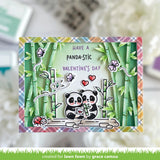 LAWN FAWN: I Heart Pandas | Stamp, Coloring Stencil & Die Bundle