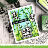 LAWN FAWN: I Heart Pandas | Stamp, Coloring Stencil & Die Bundle