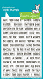 LAWN FAWN: Henry's Build-a-Sentiment | Bunny Puns | Stamp