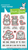 LAWN FAWN: Little Woodland Library Friends | Lawn Cuts Die