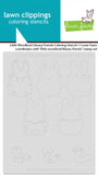 LAWN FAWN: Little Woodland Library Friends | Coloring Stencil