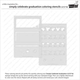 LAWN FAWN: Simply Celebrate Graduation | Coloring Stencil