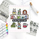 LAWN FAWN: Little Woodland Library Friends | Stamp