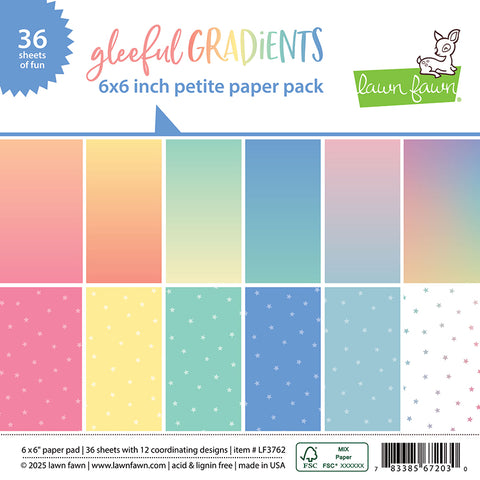 LAWN FAWN: Gleeful Gradients | 6" x 6" Paper