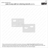 LAWN FAWN: Cake It Easy Add-On | Coloring Stencil