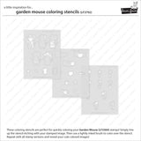 LAWN FAWN: Garden Mouse | Coloring Stencil