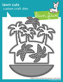 LAWN FAWN: Platform Pop-Up Palm Tree Inserts | Lawn Cuts Die